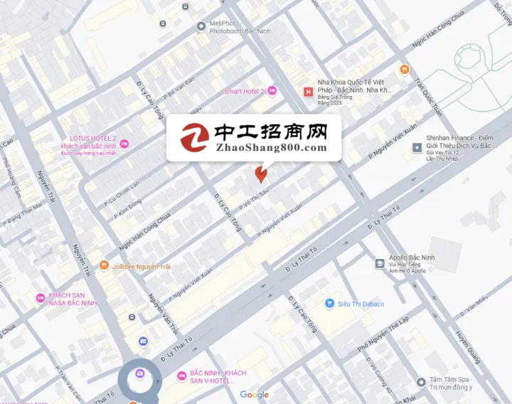 Bản đồ Công ty tại miền Bắc